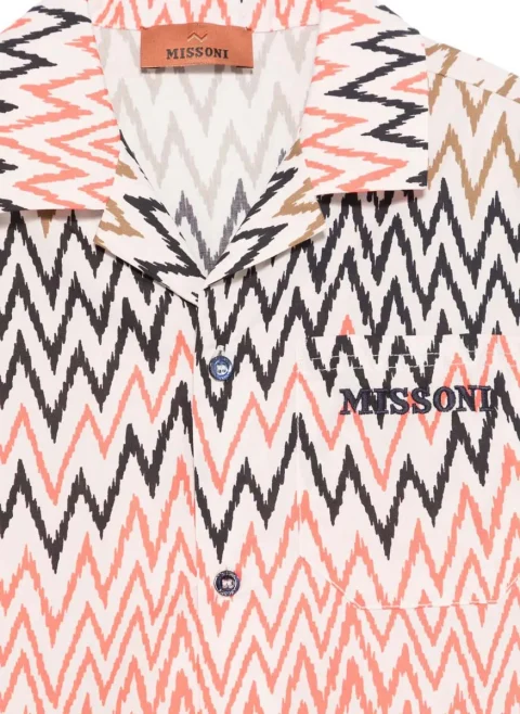 Риза с цялостен 'Zig-Zag' принт Missoni — снимка 2