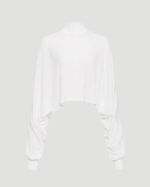 Cotton Linen Knit Bare Back Jumper