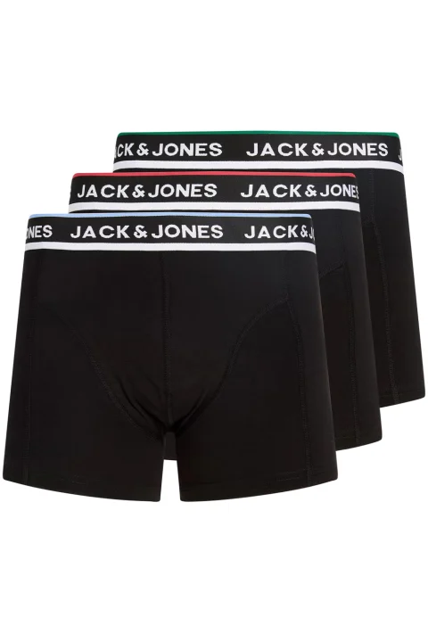 Бельо (Pack of 3) Jacsway Solid Trunks 12298997 C-N10 black