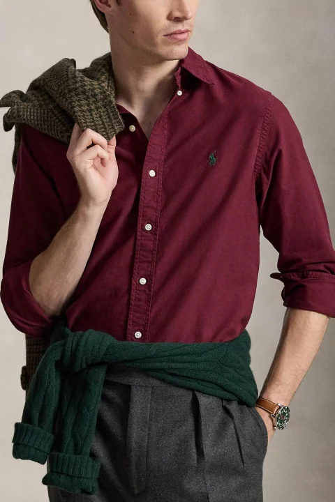 Риза Gd Oxford-Cubdppcs 710805564526 601 dark red — снимка 2