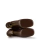 Дамски тъмнокафяви боти Casadei — снимка 5