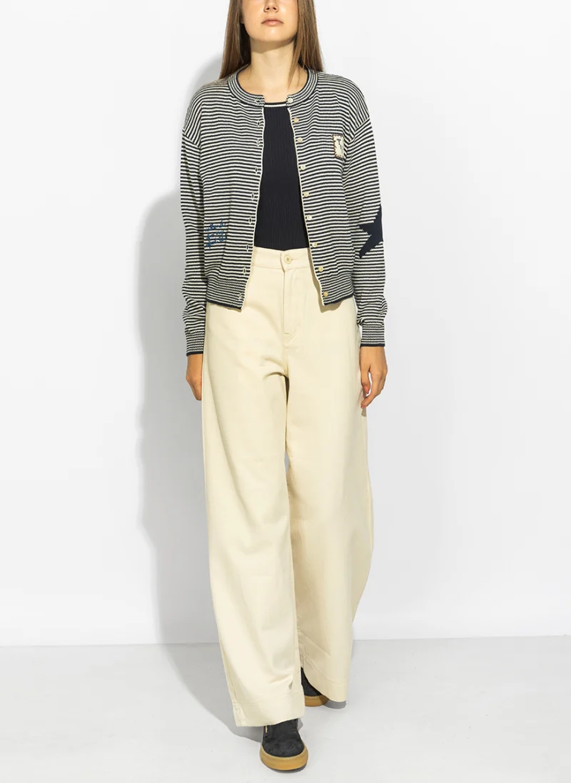 Жилетка с бродерия Weekend Max Mara Wkdteiera