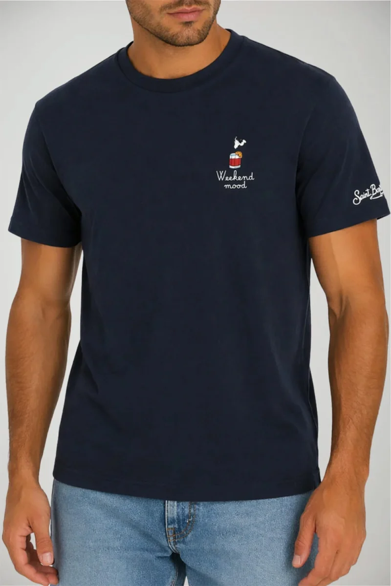 T-Shirt Portofino POT0001-00559L snoopy weekend dive 61 emb — снимка 2