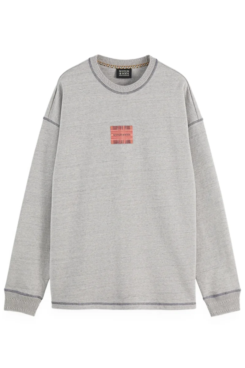 Суичър Loose Fit Labelshirt 181533 030 grey melange