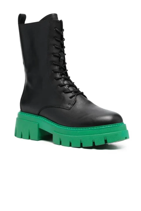 Booties Liam Combo A FW21M134322001 black — снимка 2