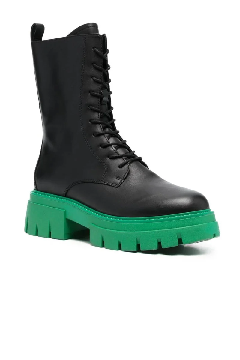 Booties Liam Combo A FW21M134322001 black — снимка 2