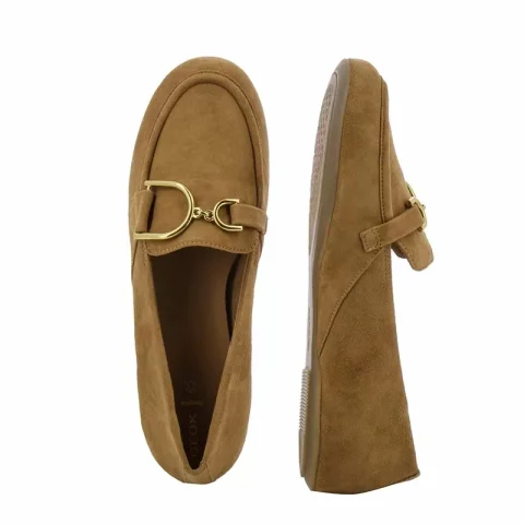 Дамски Мокасини GEOX – D45MUJ D PALMARIA COGNAC — снимка 5