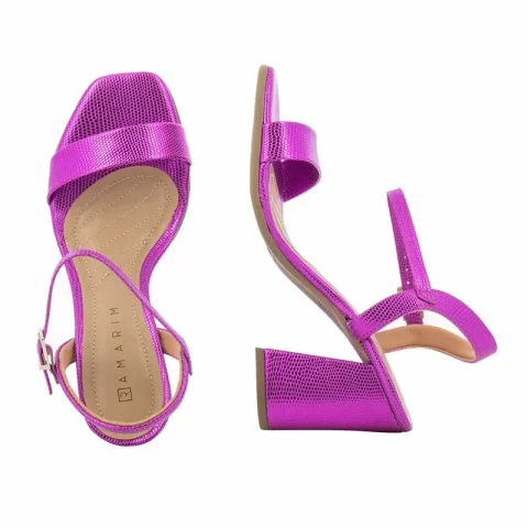Дамски Сандали На Ток RAMARIM – 2241201-1 PURPLE — снимка 2