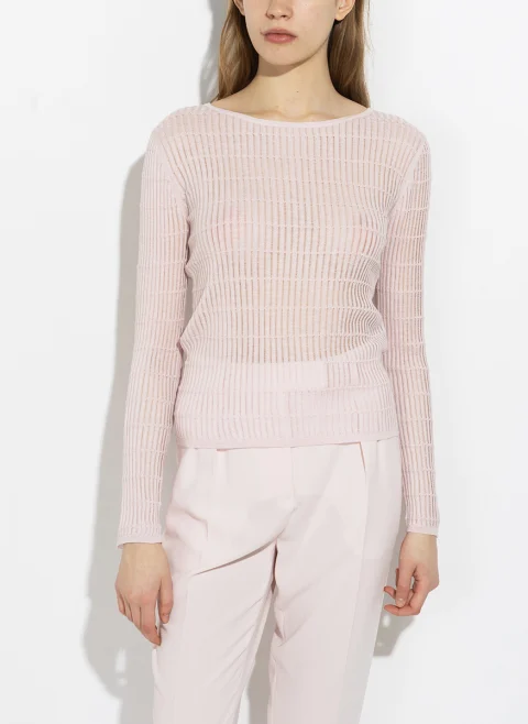 Пуловер с коприна Max Mara Studio Mstpedone — снимка 4