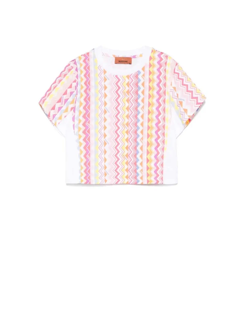 Тишърт с лого Missoni Kids