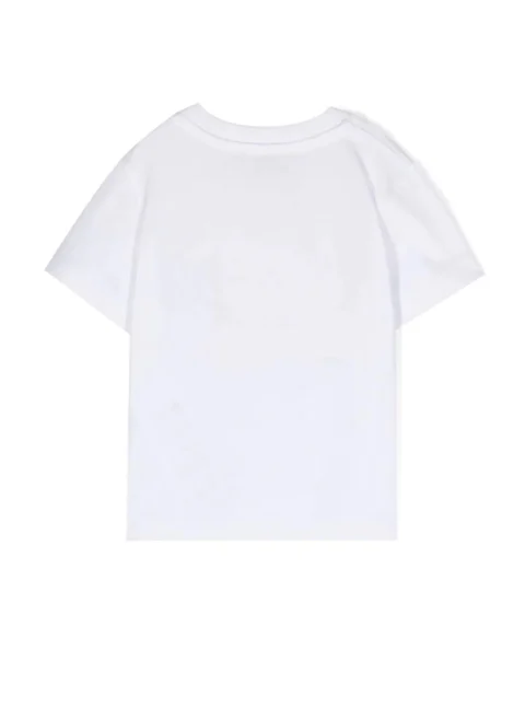 Тишърт с принт Moschino Kids — снимка 5