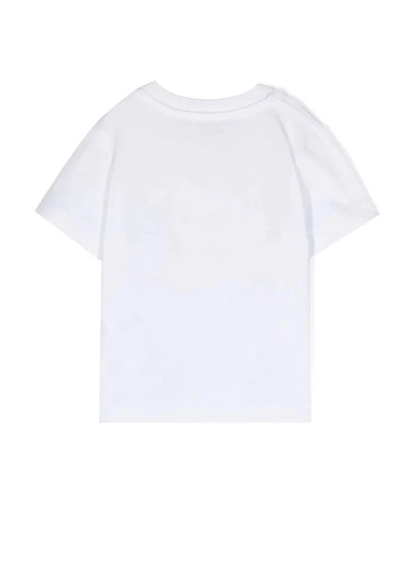 Тишърт с принт Moschino Kids — снимка 5