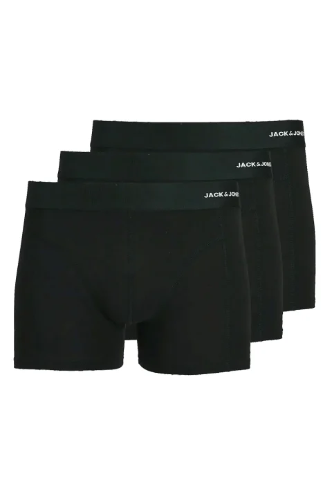 Бельо (Pack of 3) Jacbasic Bamboo Trunks 12198852 C-N10 black