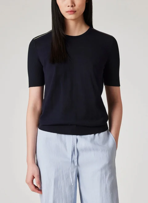 Тишърт от фино плетиво 'Signature Stripe' Paul Smith — снимка 1