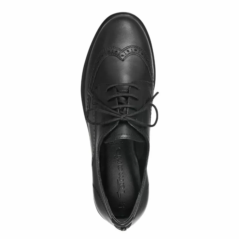 Дамски Ежедневни TAMARIS – 1-23200-41-003 BLACK LEATHER — снимка 5