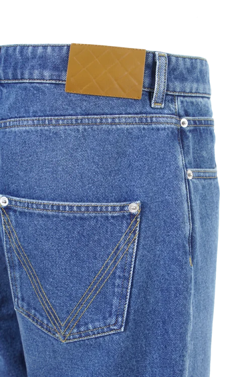 Medium Indigo Straight Jeans — снимка 2