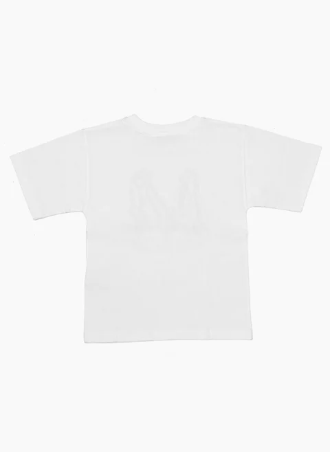 Тишърт с лого принт Moschino Kids — снимка 2
