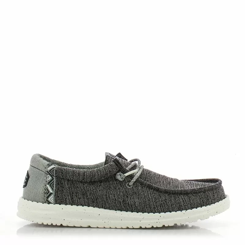 Мъжки Ежедневни HEY DUDE – 40716-066 WALLY COASTLINE BLACK
