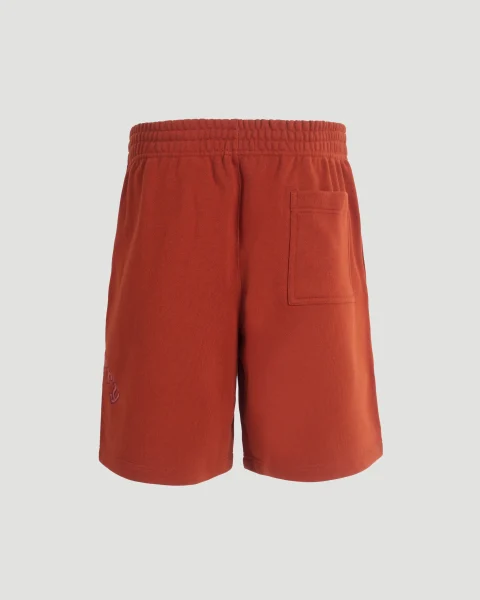Gothic Logo Cotton Shorts — снимка 3