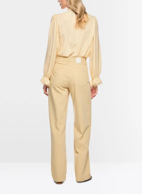 Широк деним с декоративни детайли 'Wigan' Marc Cain Collections — снимка 3