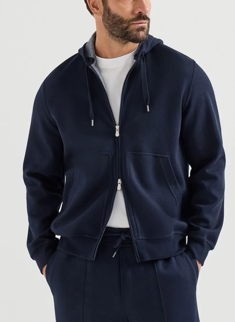 Суитшърт с качулка Brunello Cucinelli — снимка 3