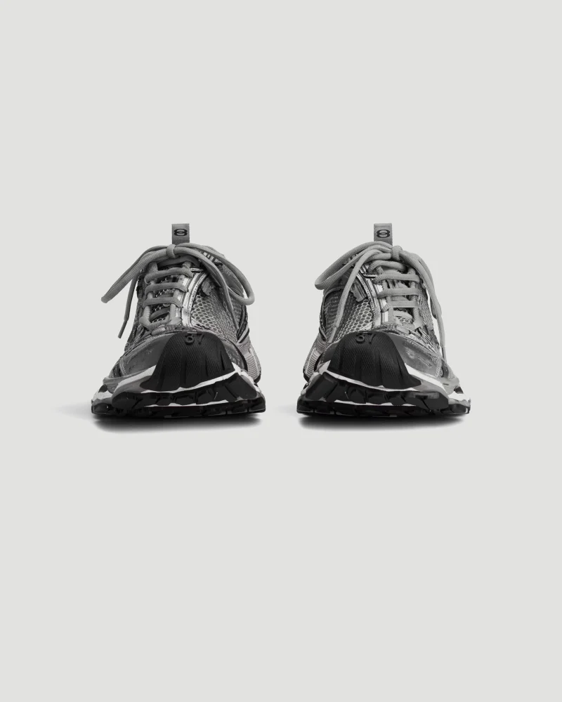 Women's Stapler Sneakers in Grey and Silver — снимка 3