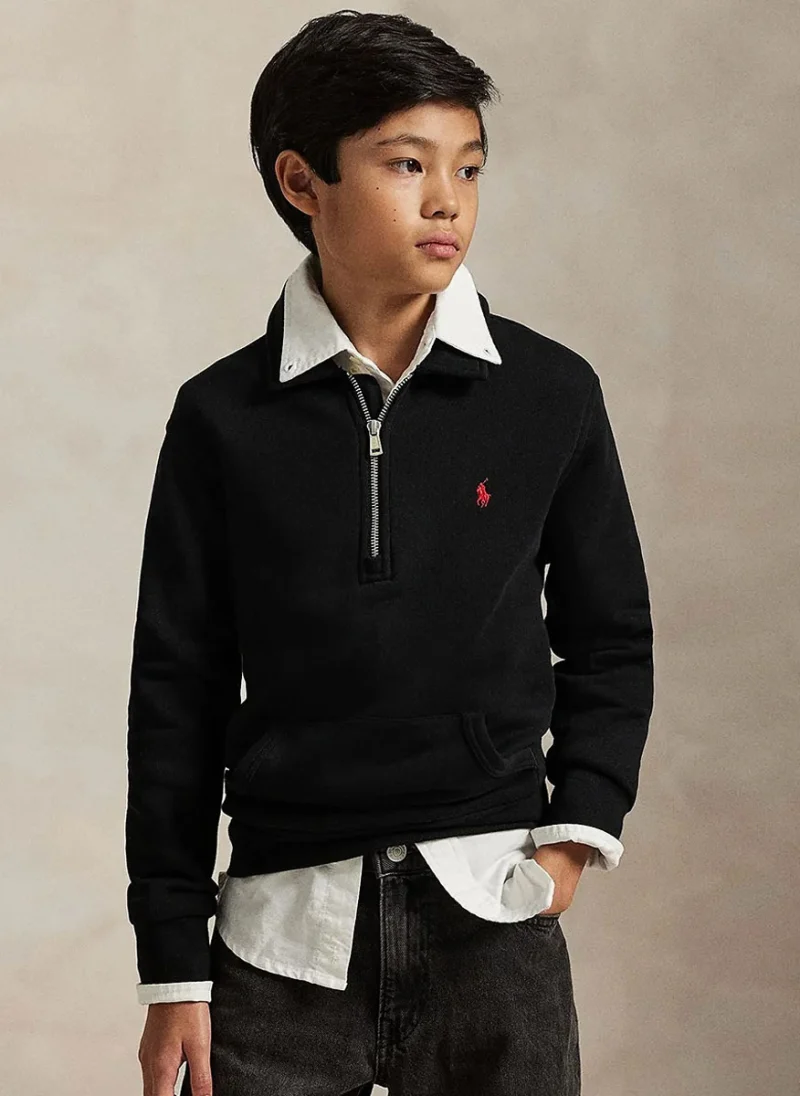 Суитшърт с бродерия Ralph Lauren Kids 6-14