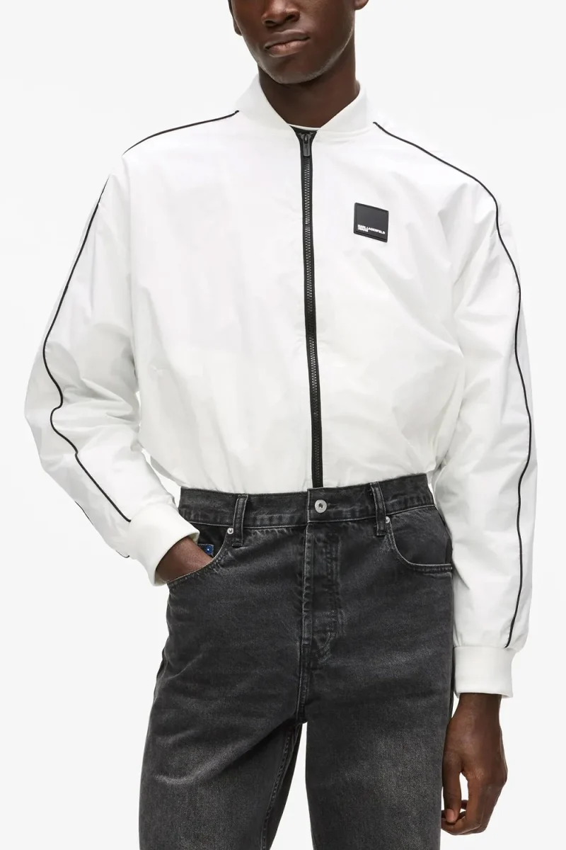 Яке Klj Light Track Bomber B2M15010 100 white — снимка 2
