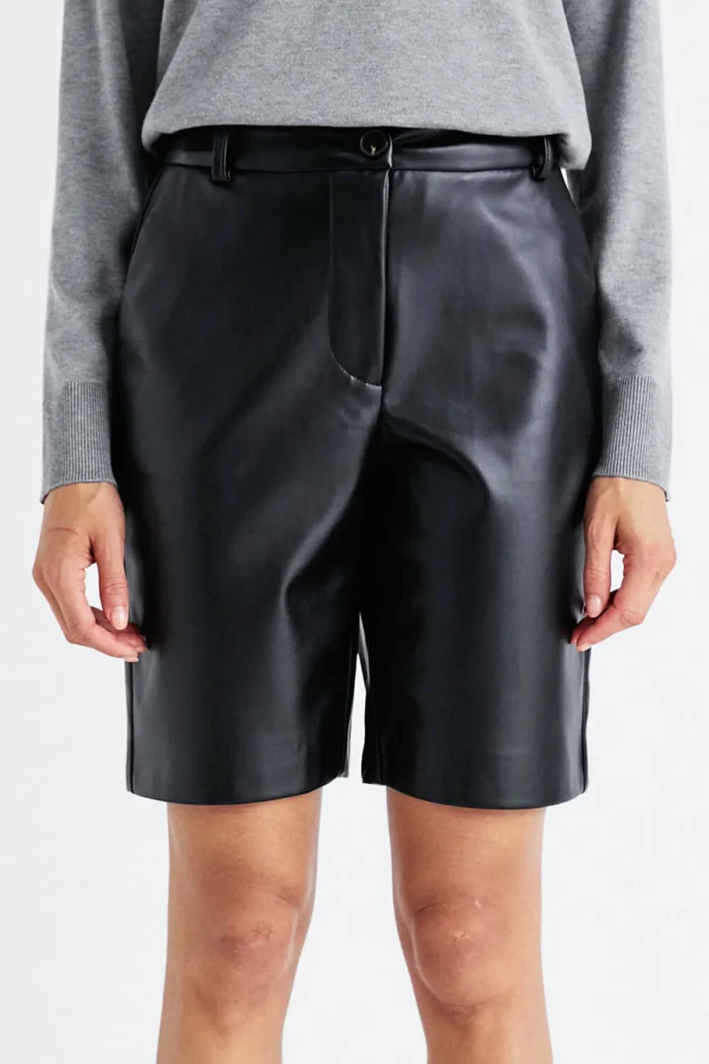 Къс панталон Vmwilla Hw Long Shorts 10312800 C-N10 black — снимка 2