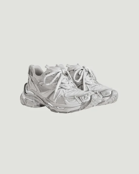 Men's Runner 2.0 Sneaker in Grey and Silver — снимка 3