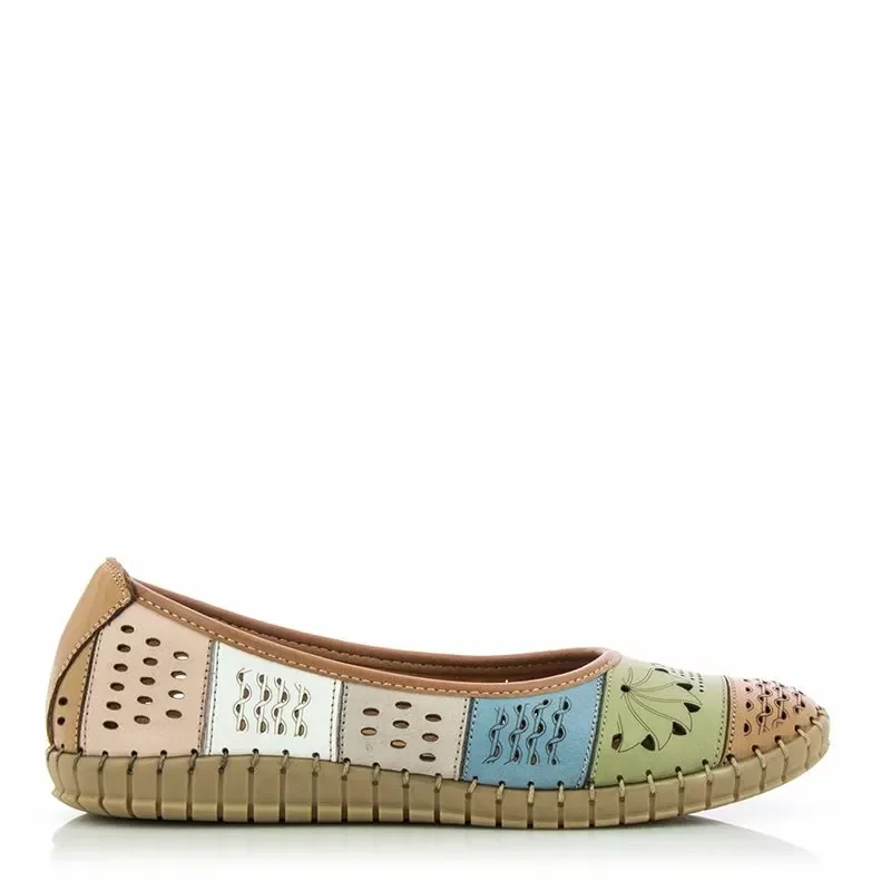 Балерини VERONELA – 398.721 TAN MIX