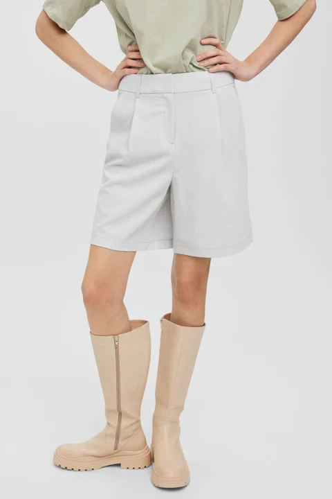 Бермуди Vmzelda H/W Loose Shorts Exp 10259210 14-4102 tcx glacier gray — снимка 2