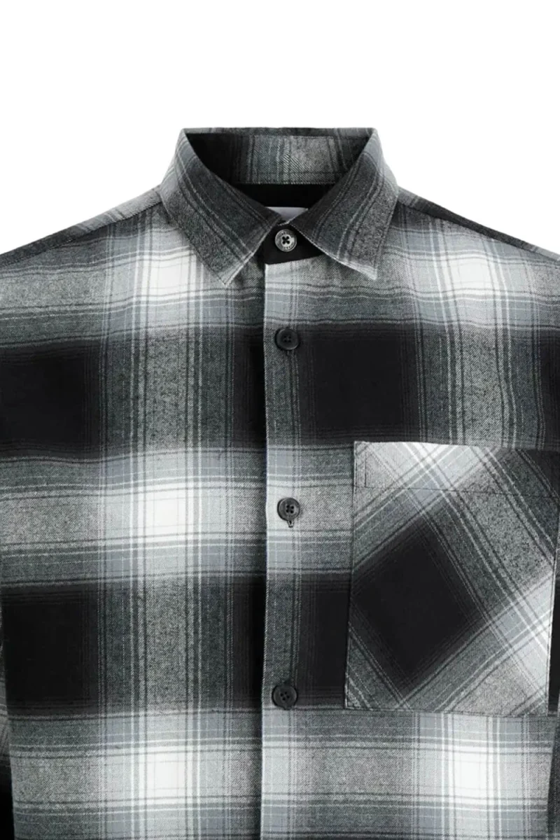 Риза Jjejackson Overshirt 12300088 19-0201 TCX asphalt — снимка 2