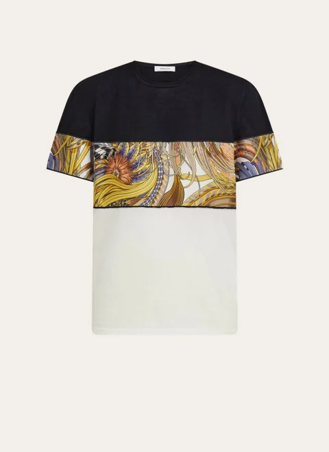 Тишърт с 'Сolor-block' дизайн Ferragamo — снимка 6