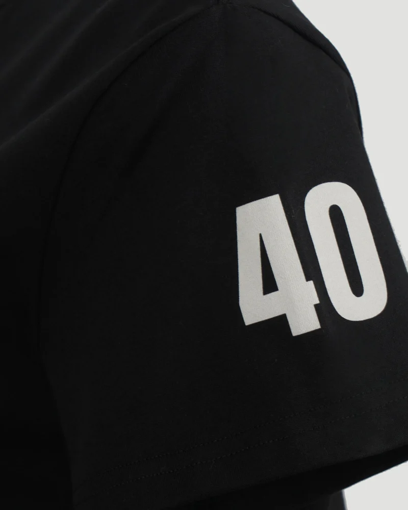 Logo Print T-Shirt in Black — снимка 2