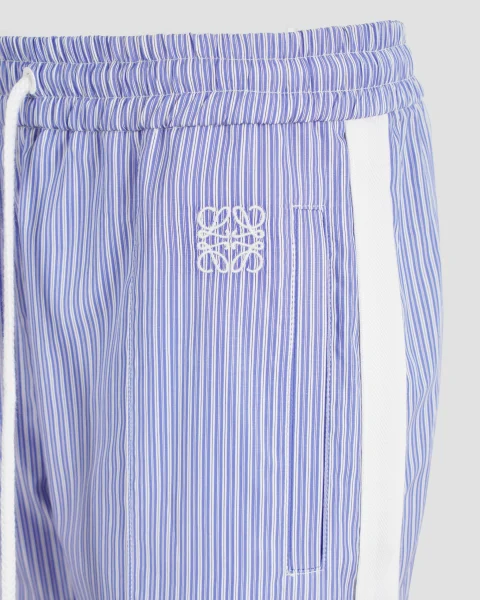 Tracksuit Trousers in Striped Cotton — снимка 4