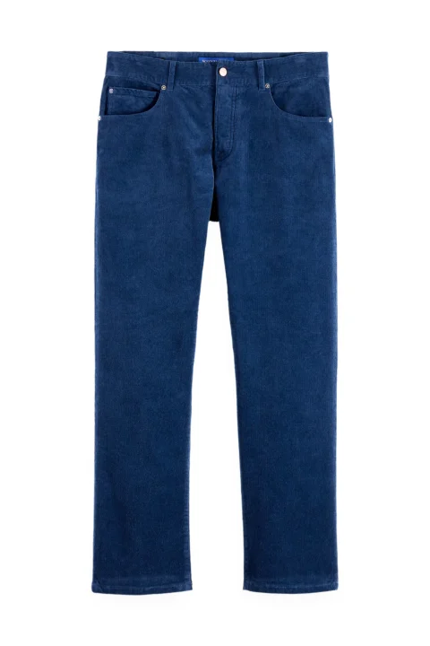 Панталон The Zee Straight Jeans In Coloured Corduroy 180904 410 insignia blue