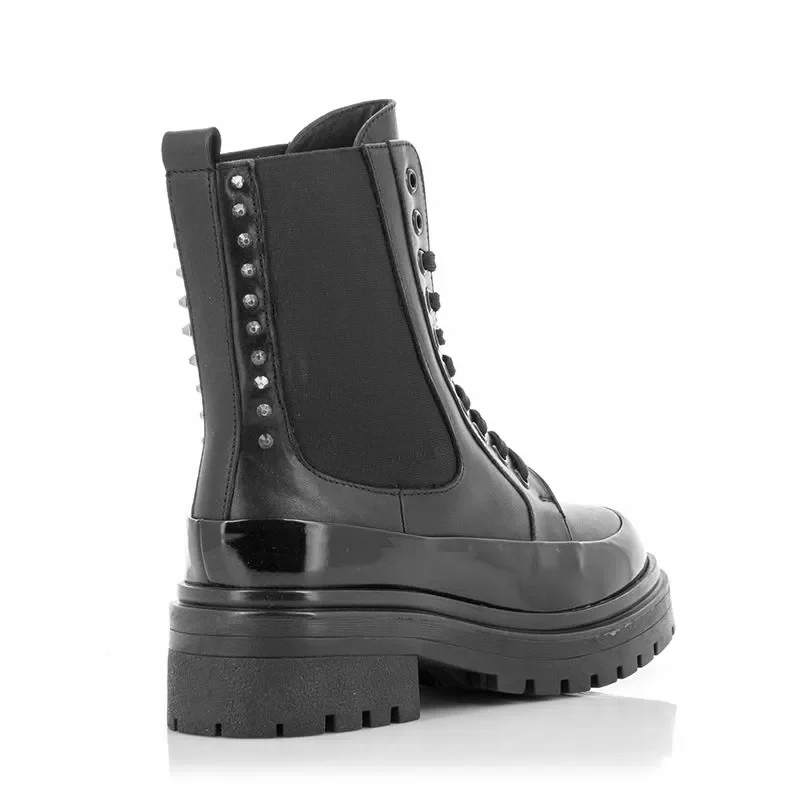 Дамски Кубинки APEPAZZA – F2COMBAT37/LEA CARLA-BLACK — снимка 2
