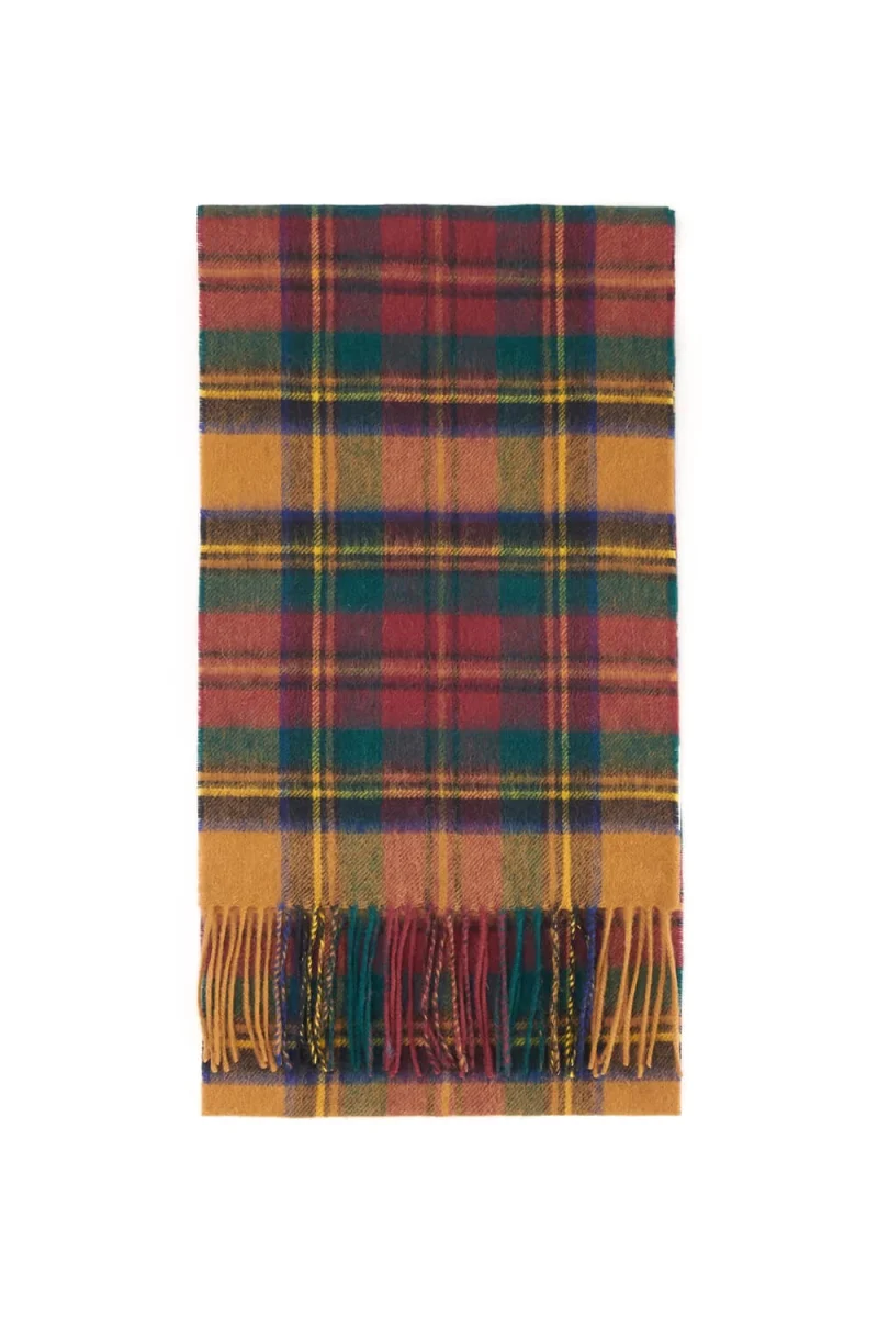 Шал New Check Tartan USC0137 ye91 harvest gold