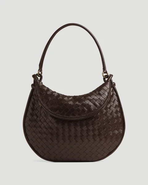 Gemelli Large Leather Shoulder Bag