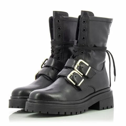 Дамски Кубинки APEPAZZA – F2COMBAT40/LEA CATHERINE-BLACK — снимка 3