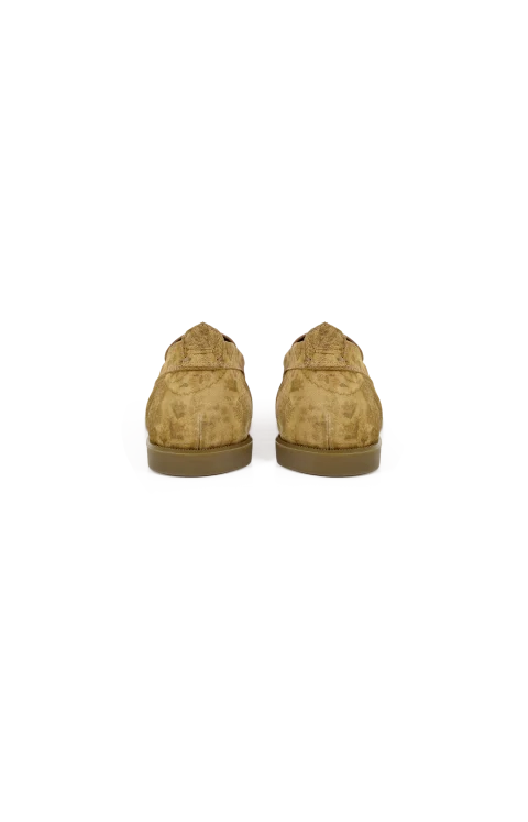 Camel Loafers in Suede — снимка 5