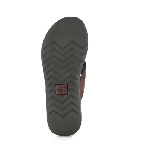 Мъжки Ежедневни Чехли DEMOCRATA – 015142-002 ZION DK BROWN — снимка 4