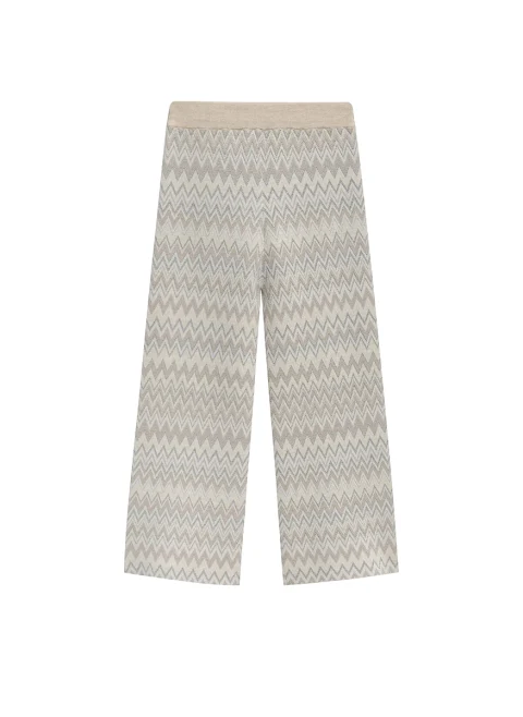 Панталон от фино плетиво Missoni Kids — снимка 2