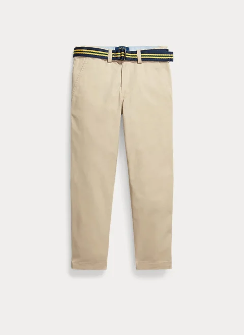 Панталон с контрастен колан Ralph Lauren Kids