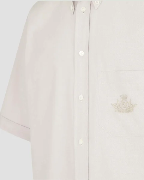 Beige Oxford Shirt — снимка 3