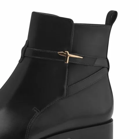 Дамски Равни Боти TAMARIS – 1-25321-43-001 BLACK — снимка 4