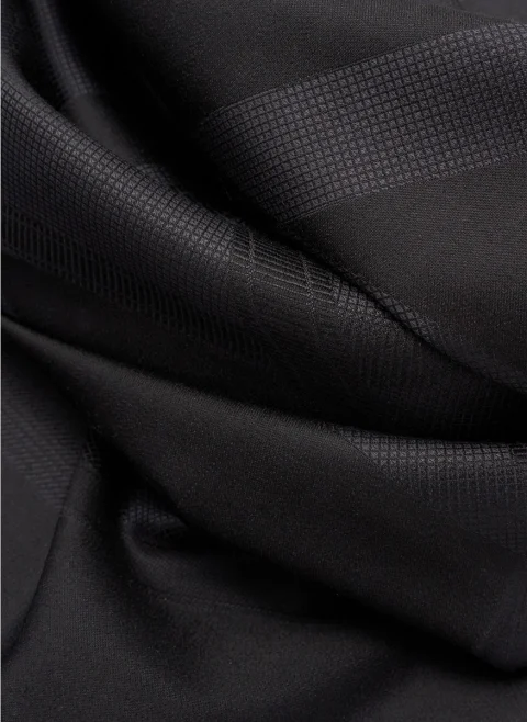 Шал от фина вълна Meridiana Furla Nero — снимка 2