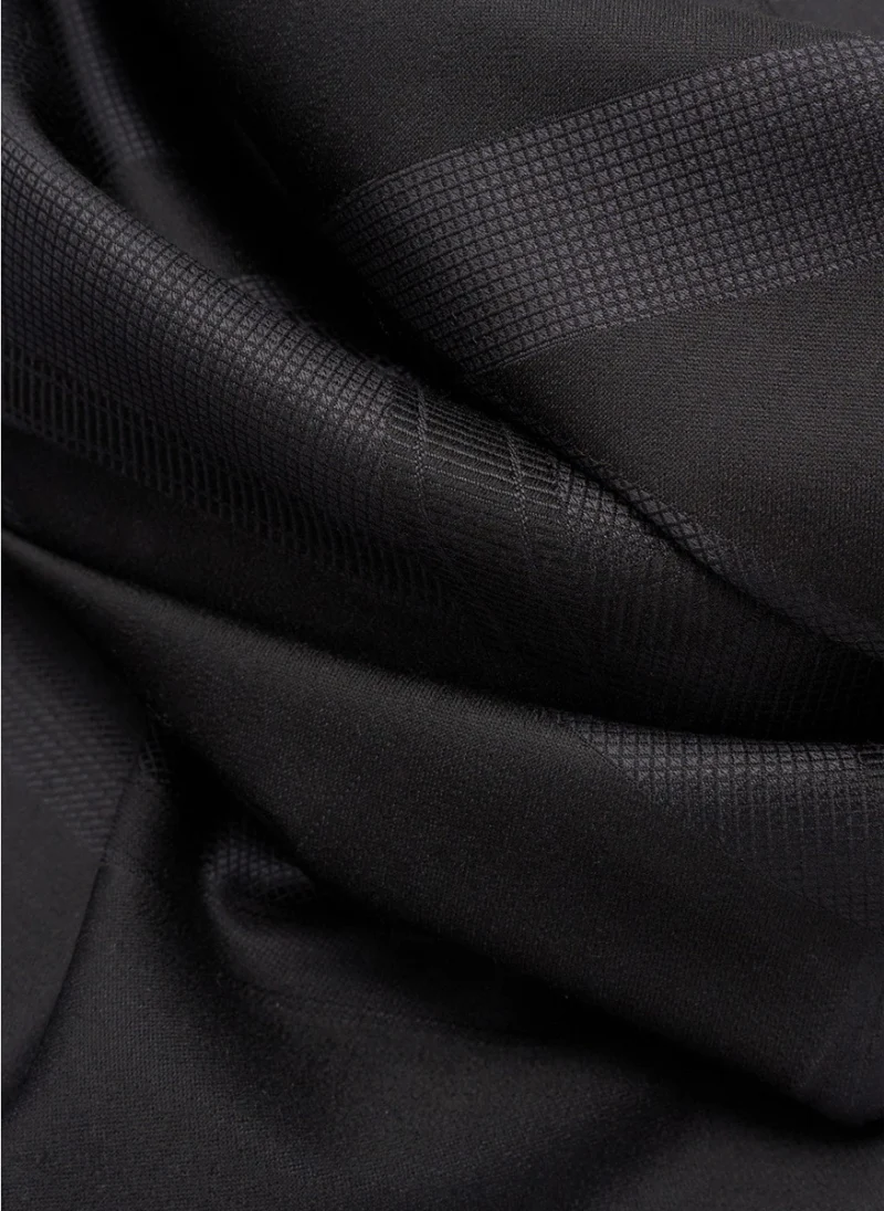 Шал от фина вълна Meridiana Furla Nero — снимка 2
