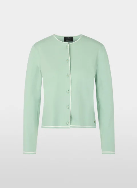 Фина жилетка с контрастни детайли Marc Cain Collections — снимка 5